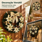 Guirlanda de Natal Decorativa para Porta – 30cm ou 40cm