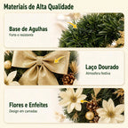 Guirlanda de Natal Decorativa para Porta – 30cm ou 40cm