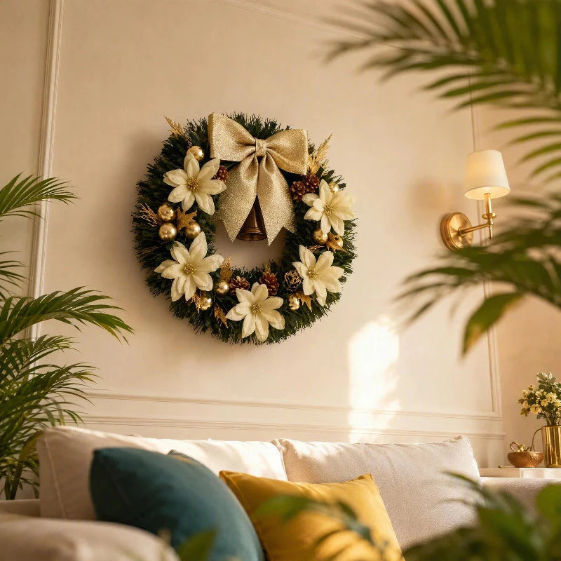 Guirlanda de Natal Decorativa para Porta – 30cm ou 40cm