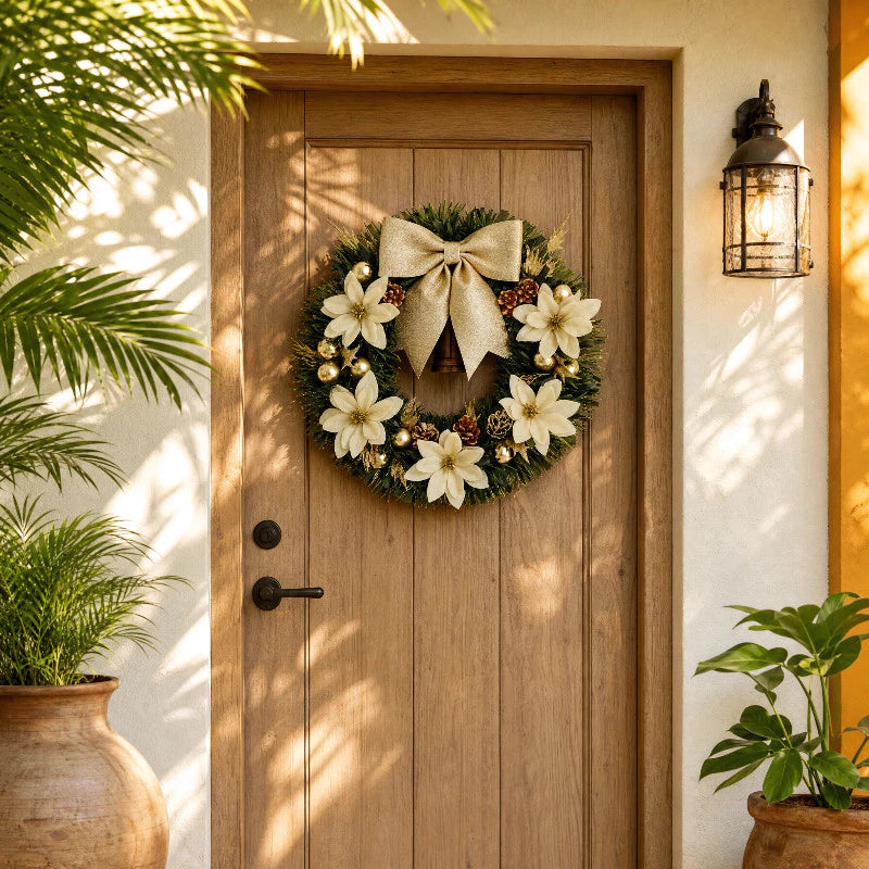 Guirlanda de Natal Decorativa para Porta – 30cm ou 40cm
